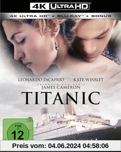 Titanic - 4K Remastered (4K Ultra HD) (+ Blu-ray) [3 Discs] von James Cameron