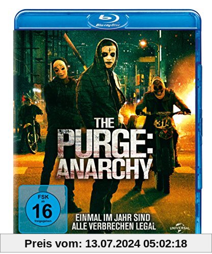 The Purge - Anarchy  (inkl. Digital Ultraviolet) [Blu-ray] von James DeMonaco
