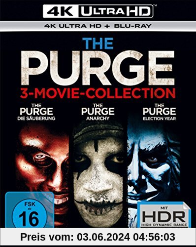 The Purge - Trilogy  (3 4K Ultra HD) (+ 3 Blu-ray 2D) von James DeMonaco
