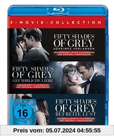 Fifty Shades of Grey - 3-Movie Collection [Blu-ray] von James Foley