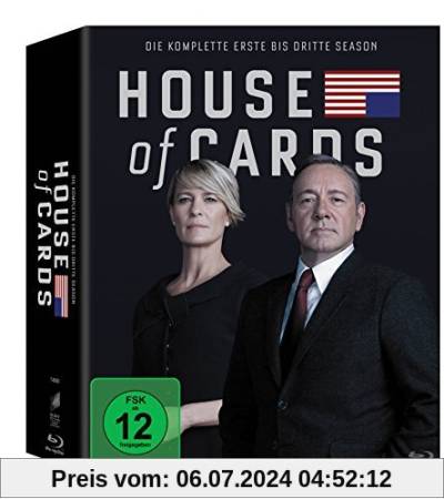 House of Cards - Staffel 1 bis 3 (exklusiv bei Amazon.de) [Blu-ray] [Limited Edition] von James Foley