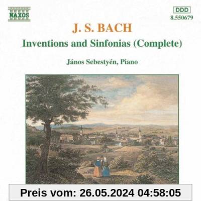 Bach: Inventionen und Sinfonie Sebestye von Janos Sebestyen