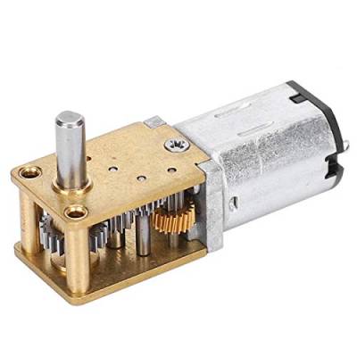 Mini Micro Metall Getriebemotor N20 DC12V Drehzahlreduzierung CW/CCW Mikromotor Mini Getriebe Drehzahlminderungsmotor mit hohem Drehmoment für RC-Auto Roboter Modell DIY Motorspielzeug(DC12v136RPM) von Jeanoko