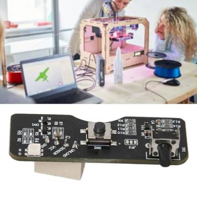 Jectse 3D-Drucker-Filament-Runout-Erkennungssensor-Kit mit Automatischer Zuführung, Rücklauffunktion und Lichtstatusanzeige, PCB-Material, für -Extruder von Jectse