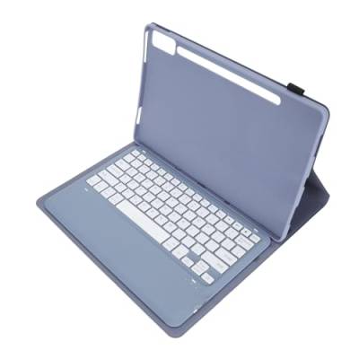Tablet-Gehäuse mit Tastatur für Tab P12 12,7 Zoll 2023, Magnetisch Abnehmbare Drahtlose Bluetooth-Tastatur & Stift Halter, Ultra Dünne TPU-Ledertasche für Tab P12 12,7 ''Tablets von Jectse
