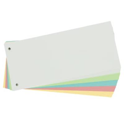 Limit Trennstreifen aus Karton, gelocht, 180 g/m², 5 Farben, 100 Stück von Jiobbo