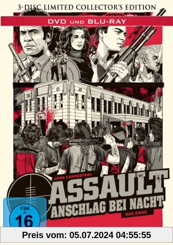 Assault - Anschlag bei Nacht (3 Disc Collectors Edition Mediabook) [Blu-ray] [Limited Collector's Edition] von John Carpenter