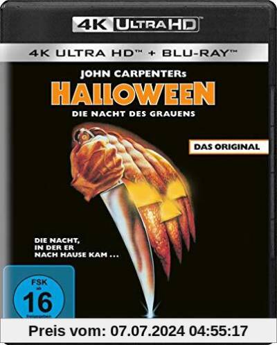 Halloween - Die Nacht des Grauens  (4K Ultra HD) (+ Blu-ray 2D) von John Carpenter