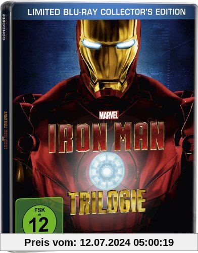 Iron Man - Trilogie - Steelbook inkl. exklusivem Iron Man Comic [Blu-ray] [Limited Collector's Edition] [Limited Edition] von Jon Favreau