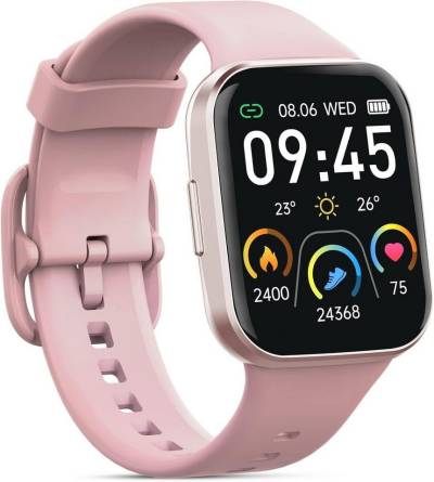 Jugeman Smartwatch (1,69 Zoll, Android, iOS), 25 Sportmodi Fitness Tracker Uhr mit Pulsmesser Schlafmonitor, IP68 von Jugeman