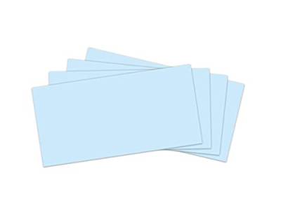 Briefumschlag blau DIN lang-Format ohne Fenster Briefumschäge Umschläge selbstklebend (10 Umschläge) von Junapack