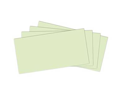 Briefumschlag grün DIN lang-Format ohne Fenster Briefumschäge Umschläge selbstklebend (10 Umschläge) von Junapack