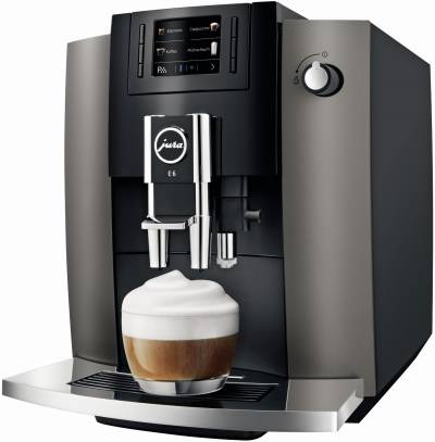 E6 Kaffee-Vollautomat Dark Inox (EB) von Jura