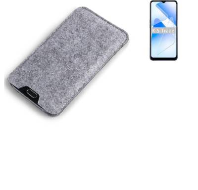 K-S-Trade Handyhülle für Oppo A53s 5G, Filz Handyhülle Schutzhülle Filztasche Filz Tasche Case Sleeve von K-S-Trade