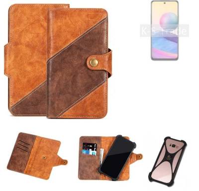 K-S-Trade Handyhülle für Xiaomi Redmi Note 10 JE, Handyhülle Schutzhülle Bookstyle Case Wallet-Case Cover von K-S-Trade