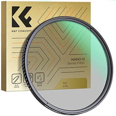 K&F Concept D-Serie 52mm Slim Zirkularer Polfilter Polarisationsfilter CPL Filter Cirkular Polfilter von K&F Concept