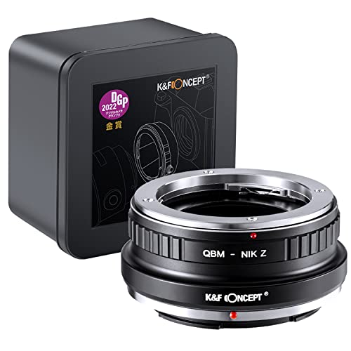 K&F Concept Lens Mount Adapter QBM-NIK Z Manueller Fokus Kompatibel mit Rollei SL35 (QBM) Objektiv an Nikon Z Mount Kameragehäuse von K&F Concept