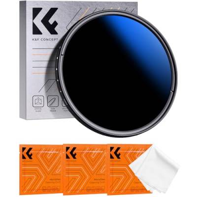 K&F Concept Nano K-Serie ND Filter 67mm Variabler Graufilter ND2-ND2000 (1-11 Blendenstufen) von K&F Concept