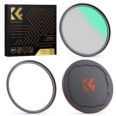 K&F Concept Nano X-Serie Magnetischer Black-Mist 1/4 Black Promist 1/4 Filter Effektfilter-62mm von K&F Concept