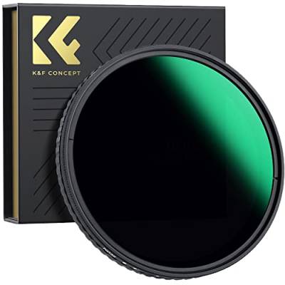 K&F Concept Nano-X Variable ND Filter 52mm Slim Variabler Graufilter ND8-128 (3-7 Stop) Neutral Graufilter von K&F Concept