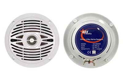 kdx-audio 165-marine – Lautsprecher Set für Boote, Weiß von KDX-Audio