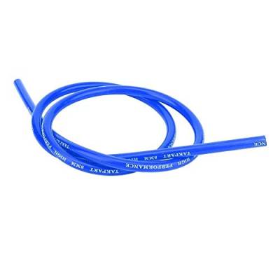 KIMISS Silikon-Zündkerzenkabel, 8 mm Silikon-Zündkabel Kabel Auto Autozubehör Ersatzteil(Blau) von KIMISS