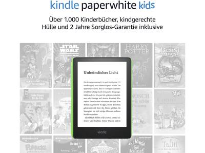 KINDLE Paperwhite Kids 2023 (mit Werbung) 16 GB E-Book Schwarz von KINDLE