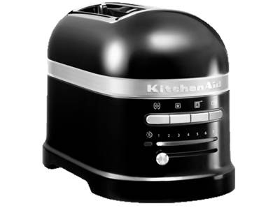 KITCHENAID 5KMT2204EOB Artisan Toaster Schwarz (1250 Watt, Schlitze: 2) von KITCHENAID