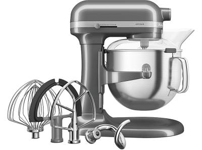 KITCHENAID 5KSM70SHXEMS Küchenmaschine Medallion Silber (Rührschüsselkapazität: 6,6 l, 375 Watt) von KITCHENAID