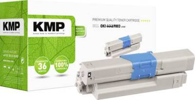 KMP Toner ersetzt OKI 44469803 Kompatibel Schwarz 3500 Seiten O-T27 von KMP
