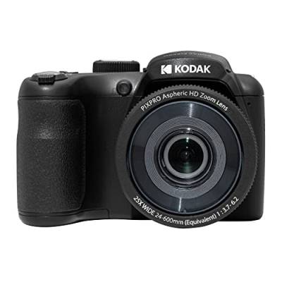 KODAK PIXPRO Astro Zoom AZ255-BK 16MP Digitalkamera mit 25-fachem optischen Zoom, 24 mm Weitwinkel, 1080P Full HD Video und 7,6 cm LCD, Schwarz von KODAK