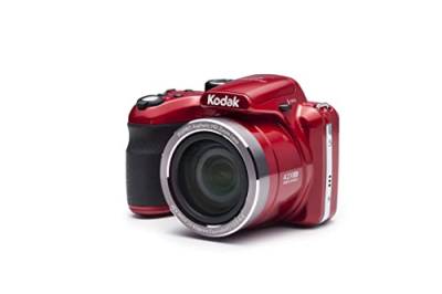 KODAK Pixpro AZ422 - Digitale Bridgekamera (20 MP, 42-facher optischer Zoom, HD-Video, 3"-LCD-Monitor) Rot von KODAK