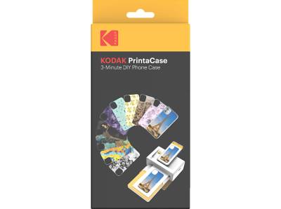 KODAK Printacase PPC-10 für iPhone 11 Pro Max Print-Kartusche 10 Bilder, transparente Haltschalenhülle PRO MAX, 5 x vorgestanztes Papier exakt passend MAX und Fotopapier 4"x6" (100x148mm); von KODAK