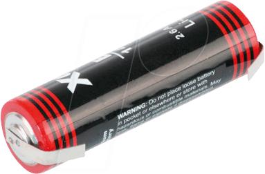 XCR14505 LFU - Lithium Batterie, AA (Mignon), 2700 mAh, U-Fahne, 1er-Pack von KRAFTMAX