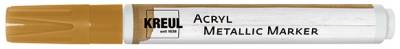 KREUL Acryl Metallic Marker Medium, Rundspitze, gold von KREUL