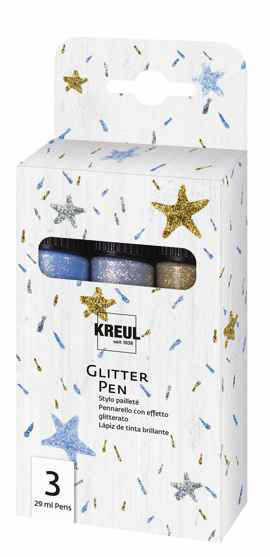 KREUL Glitter Pen, 3er Set von KREUL