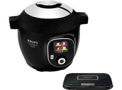 KRUPS CZ8568 Cook4Me+ Grameez Mulitkocher Schwarz/Grau (Rührschüsselkapazität: 6 l, 1600 Watt) von KRUPS