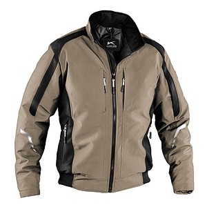 KÜBLER® Herren Arbeitsjacke 1367 beige, schwarz Größe M von KÜBLER®