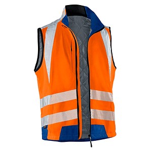 KÜBLER® unisex Warnweste REFLECTIQ orange, kornblau Größe 3XL von KÜBLER®