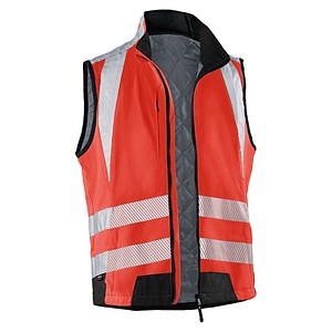 KÜBLER® unisex Warnweste REFLECTIQ rot, schwarz Größe 4XL von KÜBLER®