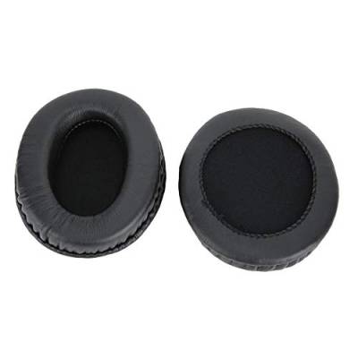 2 Stück Ohrpolster Kissen schwarz Baumwolle Kopfhörer Zubehör für Shure SRH840 SRH440 SRH940 HPAEC840 von Kafuty