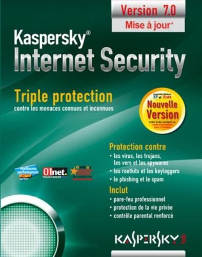 Kaspersky Internet Security 7.0 Mise à jour (2 activations, 1 an) von Kaspersky