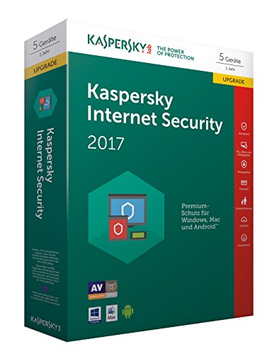 Kaspersky Internet Security Upgrade 2017 | 5 Geräte | 1 Jahr | PC/Mac/Android | Download von Kaspersky
