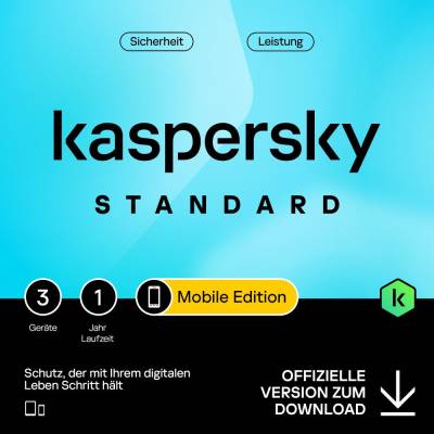 Kaspersky Mobile (3 Devices - 1 Year) DACH ESD von Kaspersky