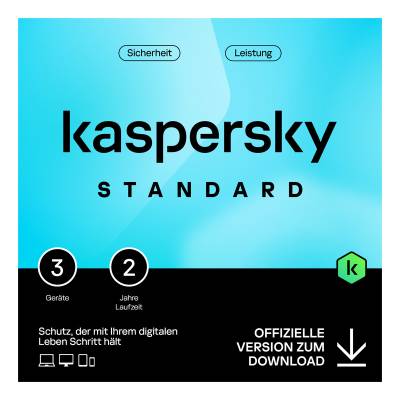Kaspersky Standard Anti-Virus [3 Geräte - 2 Jahre] von Kaspersky
