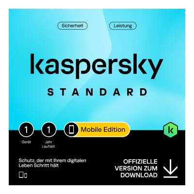 Kaspersky Standard - Mobile Edition [1 Gerät - 1 Jahr] von Kaspersky