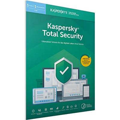 Kaspersky Total Security 2019 Standard | 3 Geräte | 1 Jahr | Windows/Mac/Android | FFP | Download von Kaspersky