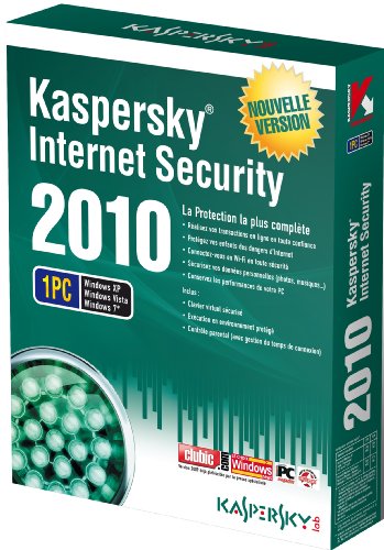 Kaspersky internet security 2010 (1 poste, 1 an) von Kaspersky