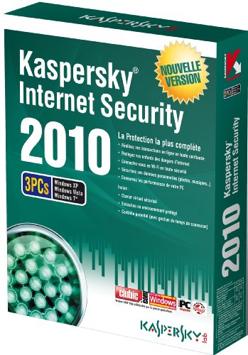 Kaspersky internet security 2010 (3 postes, 1 an) von Kaspersky