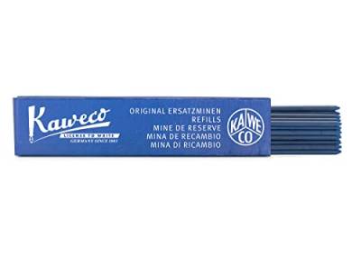 Kaweco Farb-Minen 2,0 mm Blau 24 Stück I Ersatz-Bleistiftminen 2,0mm für Minenhalter oder Fallbleistift I All Purpose Pencil Leads 24 pcs 2.0mm Colour Blue von Kaweco